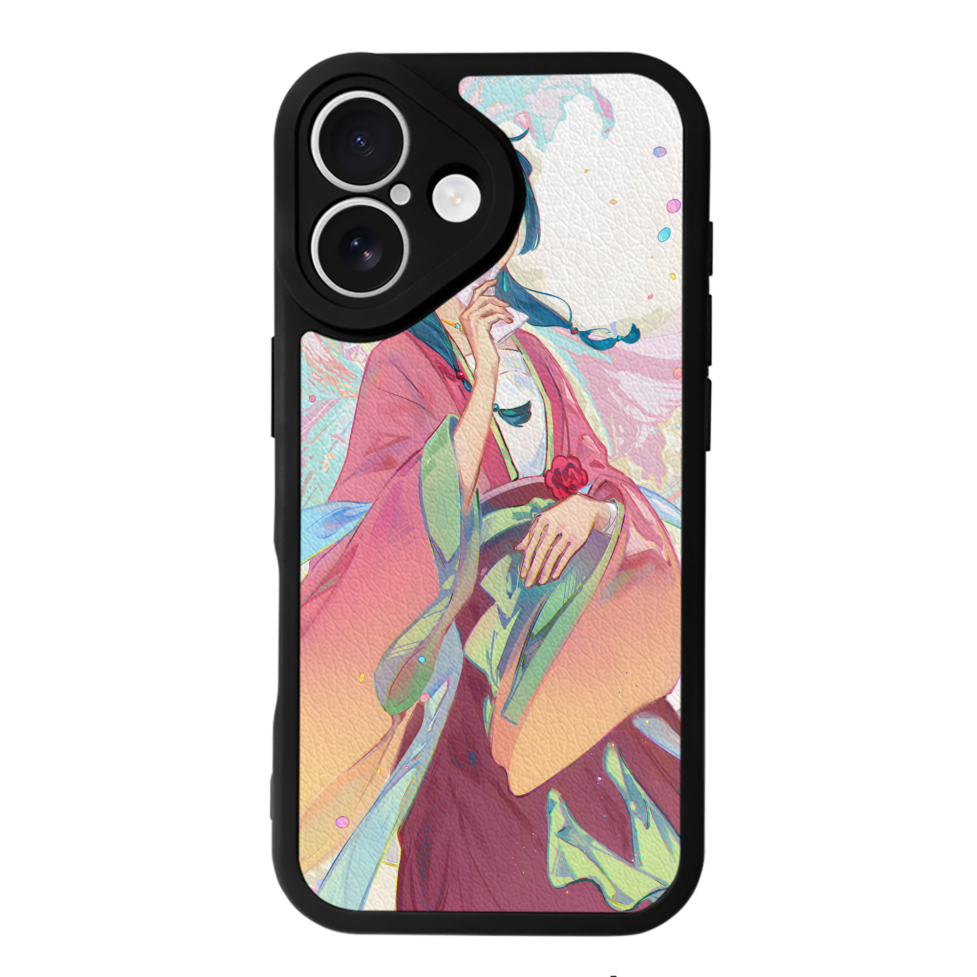 （画像用） 薬屋のひとりごと The Apothecary Diaries 【iPhone 16シリーズ対応】シリコンスマホケース（レザー調） 材質：シリコン